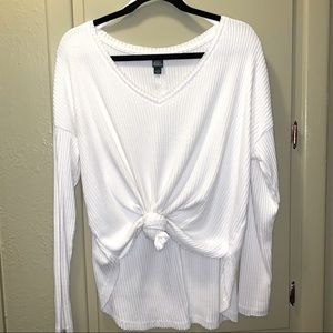Cream Soft Cozy Shirt